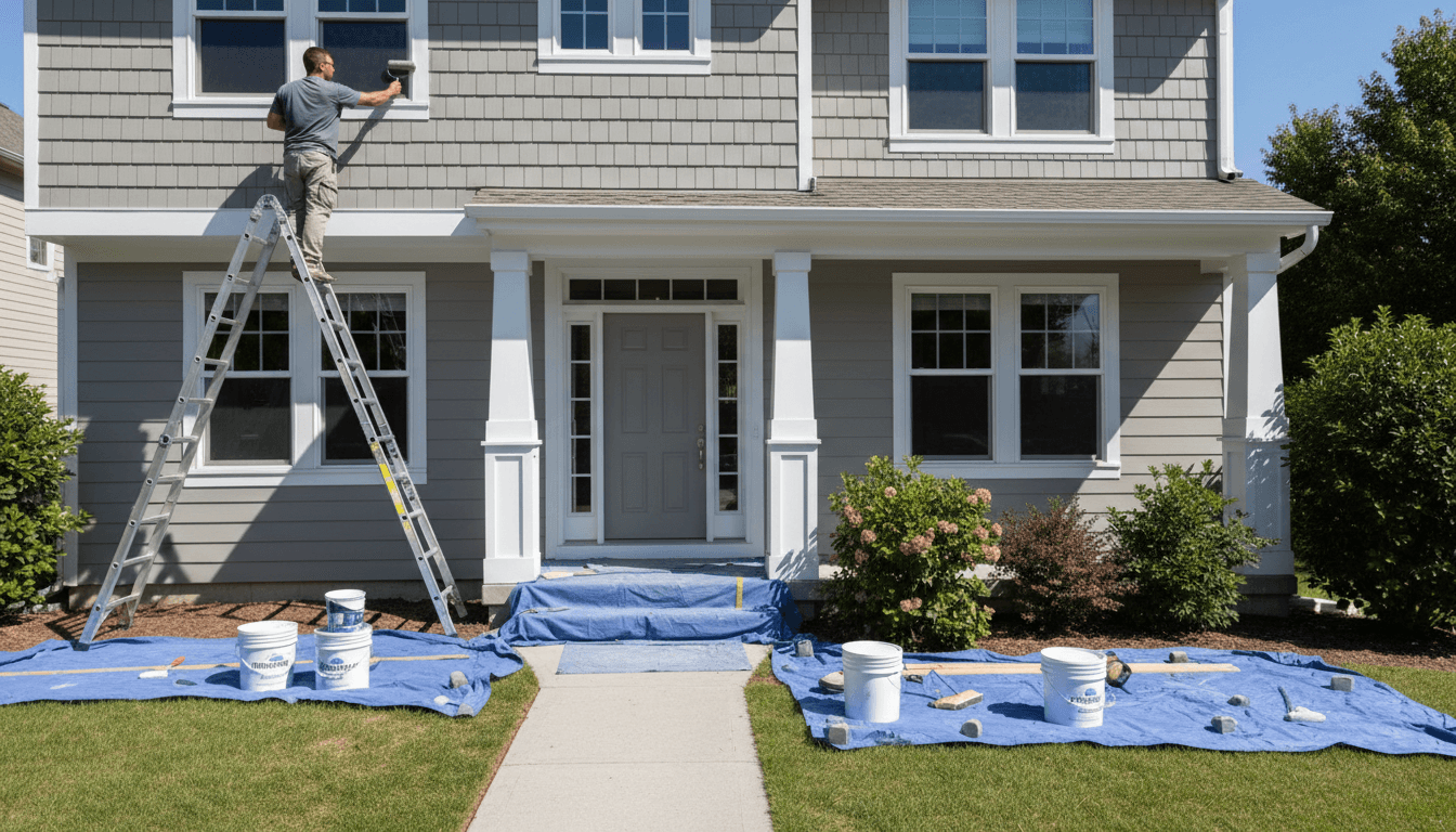 Exterior house painting service in Tampa